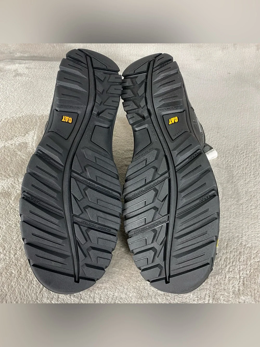 Caterpillar Threshold Work Boots Mens Size 14 W Black‎ Leather Waterproof ST NEW